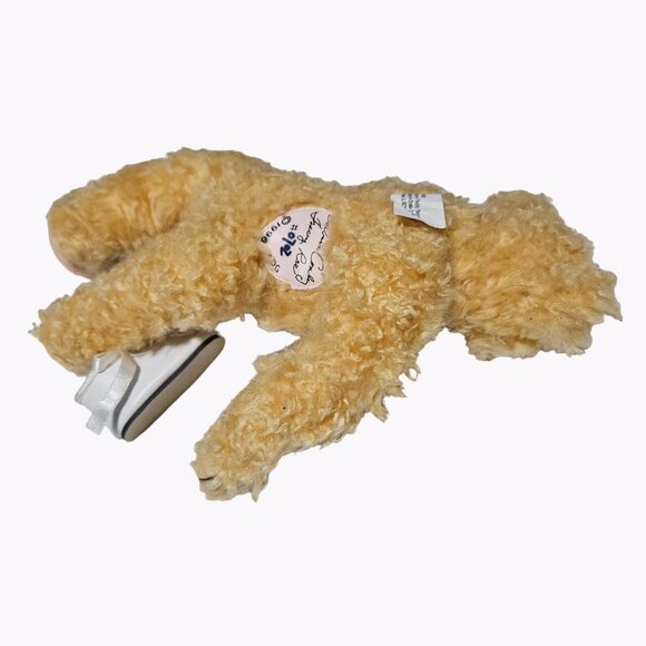 Vintage 90s Gallery Teddy Bears 10 Inch Posable Arms Legs Dress Plush 0702 Toy - Picture 6 of 12
